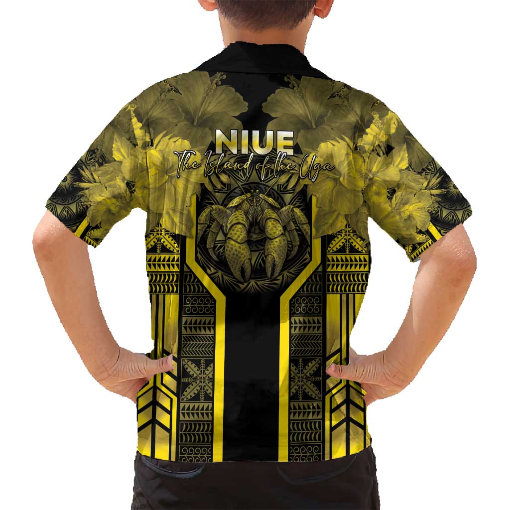 Niue The Rock Family Matching Puletasi and Hawaiian Shirt The Island Of The Uga - Polynesian Pride