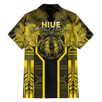 Niue The Rock Family Matching Short Sleeve Bodycon Dress and Hawaiian Shirt The Island Of The Uga - Polynesian Pride