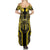 Niue The Rock Family Matching Summer Maxi Dress and Hawaiian Shirt The Island Of The Uga - Polynesian Pride