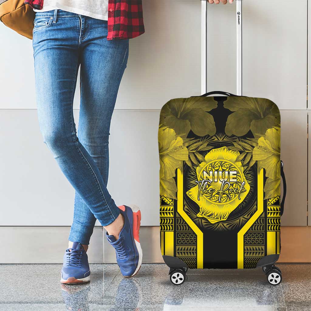 Niue The Rock Luggage Cover The Island Of The Uga - Polynesian Pride