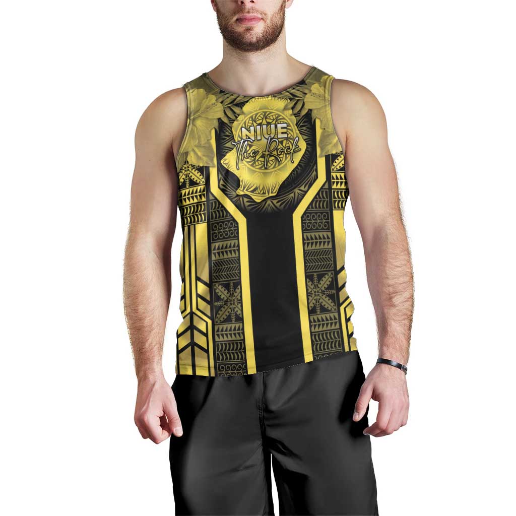 Niue The Rock Men Tank Top The Island Of The Uga - Polynesian Pride