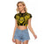 Niue The Rock Raglan Cropped T Shirt The Island Of The Uga - Polynesian Pride