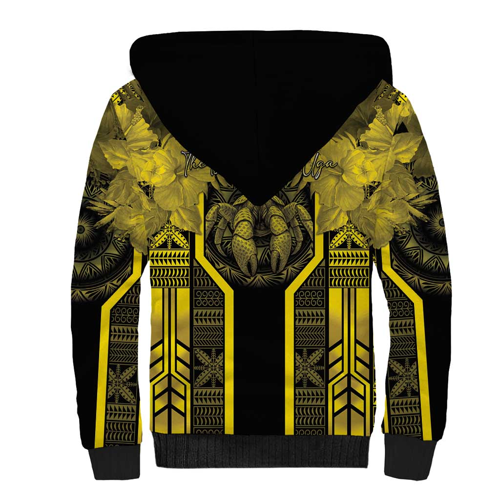 Niue The Rock Sherpa Hoodie The Island Of The Uga - Polynesian Pride