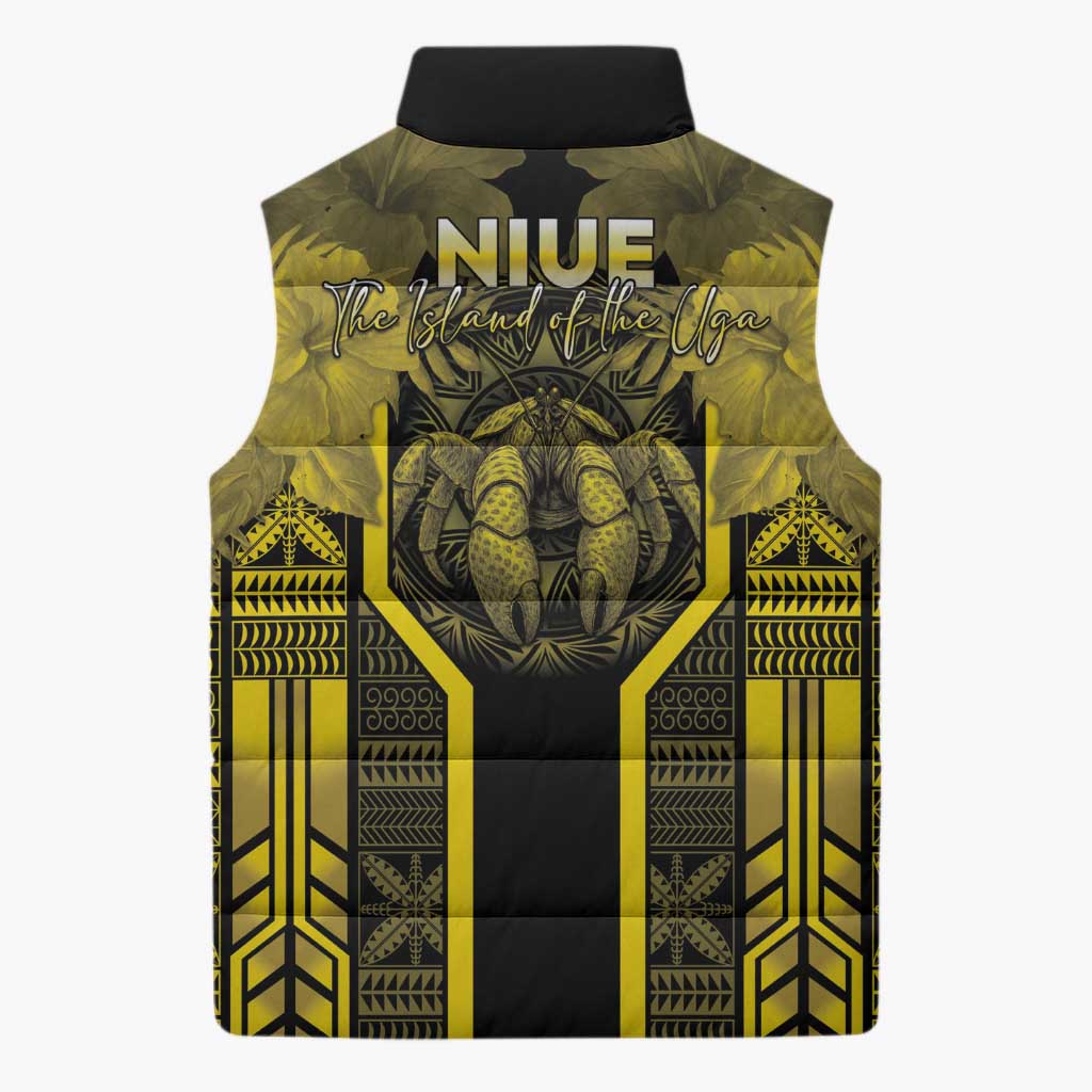 Niue The Rock Sleeveless Puffer Jacket The Island Of The Uga - Polynesian Pride