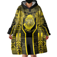 Niue The Rock Wearable Blanket Hoodie The Island Of The Uga - Polynesian Pride