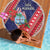 Guam Christmas Beach Blanket Felis Nabidat Guaman Seal With Poinsettia