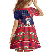 Guam Christmas Family Matching Puletasi and Hawaiian Shirt Felis Nabidat Guaman Seal With Poinsettia LT05 - Polynesian Pride