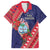 Guam Christmas Family Matching Puletasi and Hawaiian Shirt Felis Nabidat Guaman Seal With Poinsettia