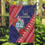 Guam Christmas Garden Flag Felis Nabidat Guaman Seal With Poinsettia