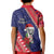 Guam Christmas Kid Polo Shirt Felis Nabidat Guaman Seal With Poinsettia