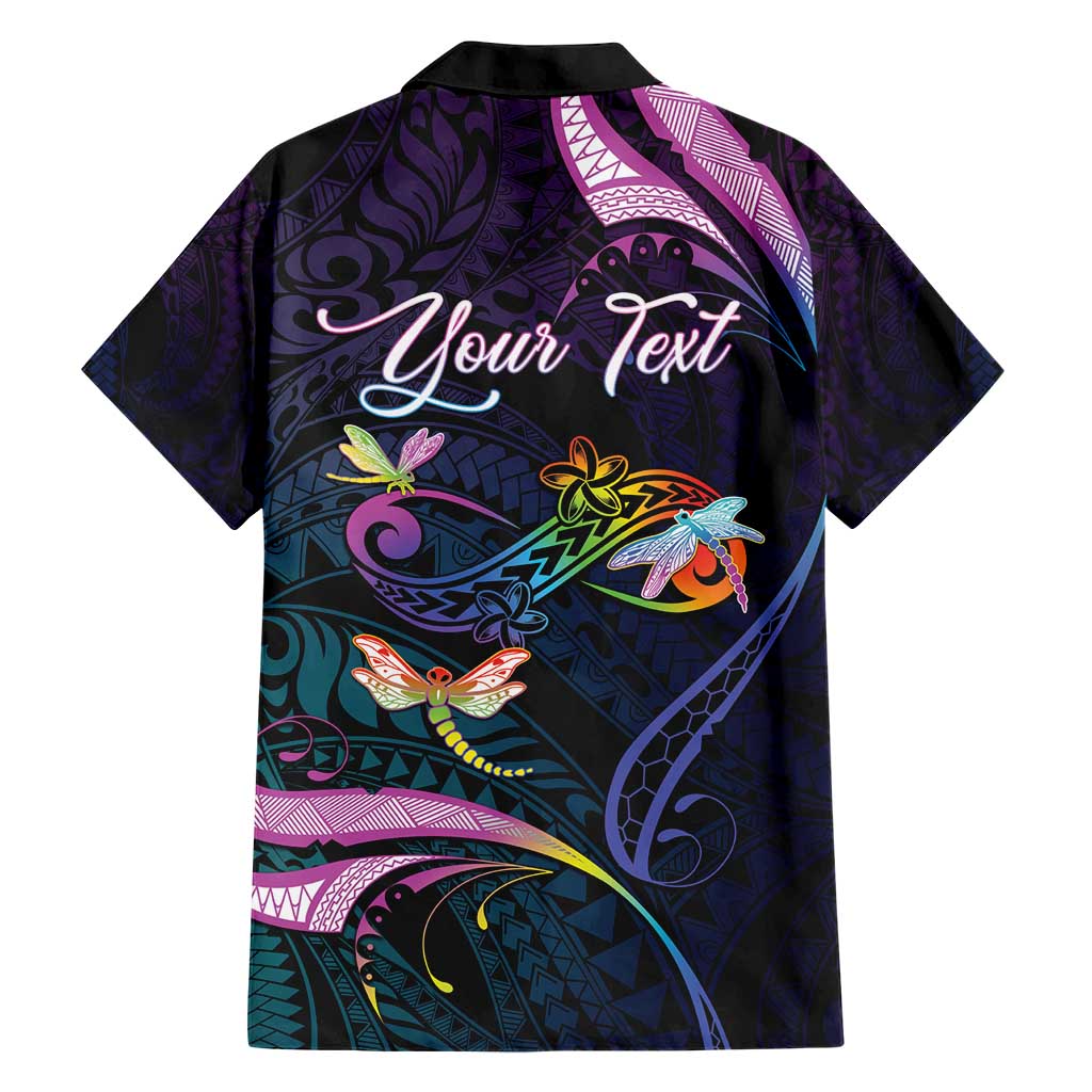 Personalised Polynesia Memorial Family Matching Short Sleeve Bodycon Dress and Hawaiian Shirt Always Remembered Dragonfly Polynesian Style LT05 - Polynesian Pride