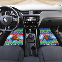 New Zealand Christmas Car Mats Funny Jet Ride Kiwi Xmas - Polynesian Pride