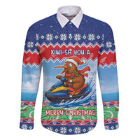 New Zealand Christmas Family Matching Summer Maxi Dress and Hawaiian Shirt Funny Jet Ride Kiwi Xmas - Polynesian Pride