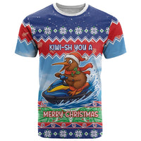 New Zealand Christmas T Shirt Funny Jet Ride Kiwi Xmas - Polynesian Pride