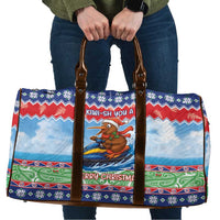 New Zealand Christmas Travel Bag Funny Jet Ride Kiwi Xmas - Polynesian Pride