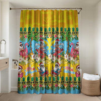 Hawaii Christmas Bathroom Set Mele Kalikimaka Tropical Vibes - Polynesian Pride
