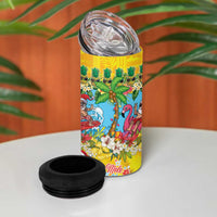 Hawaii Christmas 4 in 1 Can Cooler Tumbler Mele Kalikimaka Tropical Vibes - Polynesian Pride