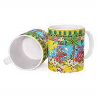 Hawaii Christmas Ceramic Mug Mele Kalikimaka Tropical Vibes - Polynesian Pride