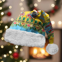 Hawaii Christmas Santa Hat Mele Kalikimaka Tropical Vibes - Polynesian Pride
