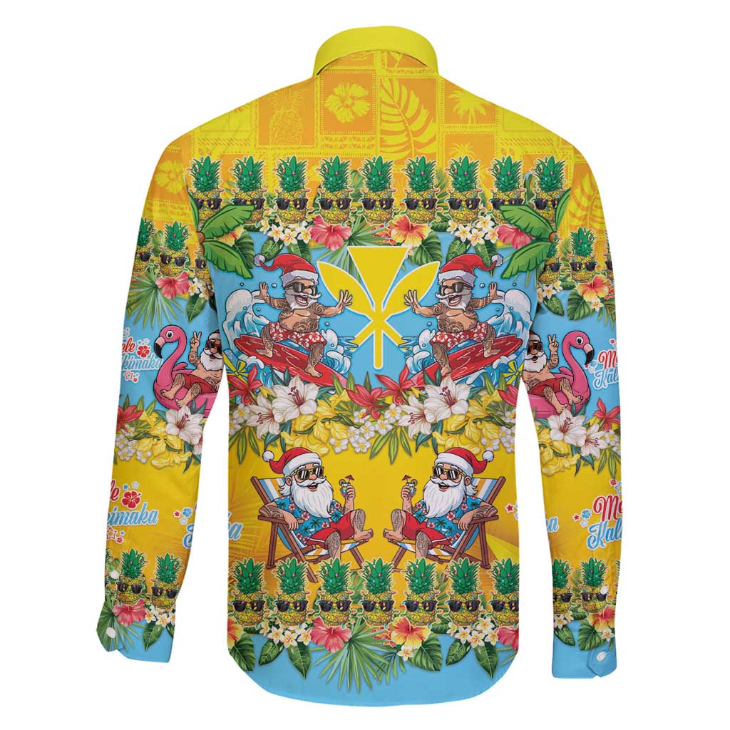 Hawaii Christmas Family Matching Tank Maxi Dress and Hawaiian Shirt Mele Kalikimaka Tropical Vibes - Polynesian Pride