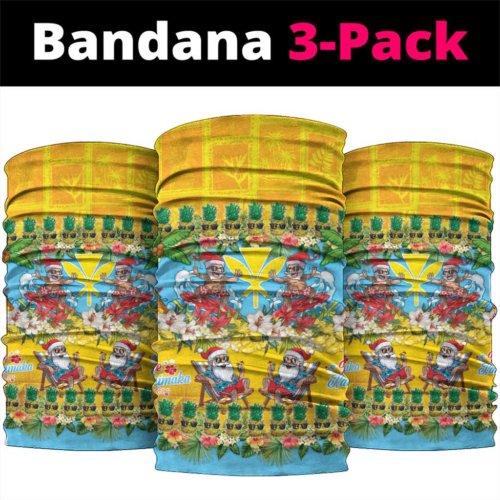 Hawaii Christmas Neck Gaiter Mele Kalikimaka Tropical Vibes - Polynesian Pride