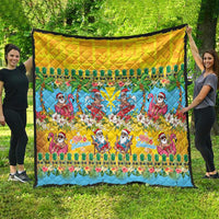 Hawaii Christmas Quilt Mele Kalikimaka Tropical Vibes - Polynesian Pride