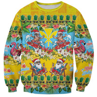 Hawaii Christmas Sweatshirt Mele Kalikimaka Tropical Vibes - Polynesian Pride