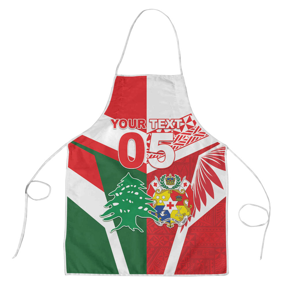 Tonga Lebanon Rugby Custom Apron Mate Maa Tonga Cedars Together LT05 Multicolor - Polynesian Pride