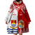 Personalised Tonga And Kiribati Wearable Blanket Hoodie Coat Of Arms Polynesian Pattern LT05 - Polynesian Pride