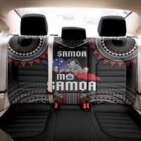 Samoa Black Saturday Back Car Seat Cover Samoan Warrior Tribal Pattern