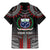 Personalised Samoa Black Saturday Family Matching Mermaid Dress and Hawaiian Shirt Samoan Warrior Tribal Pattern