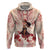 Tahiti Women's Day Hoodie With Polynesian Pattern LT05 Pullover Hoodie Beige - Polynesian Pride