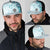 Samoa Siapo Pattern With Teal Hibiscus Mesh Trucker Cap - Polynesian Pride