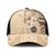 Samoa Siapo Pattern With Beige Hibiscus Baseball Net Cap - Polynesian Pride