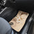 Samoa Siapo Pattern With Beige Hibiscus Car Mats