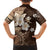 Samoa Siapo Pattern With Brown Hibiscus Hawaiian Shirt LT05 - Polynesian Pride