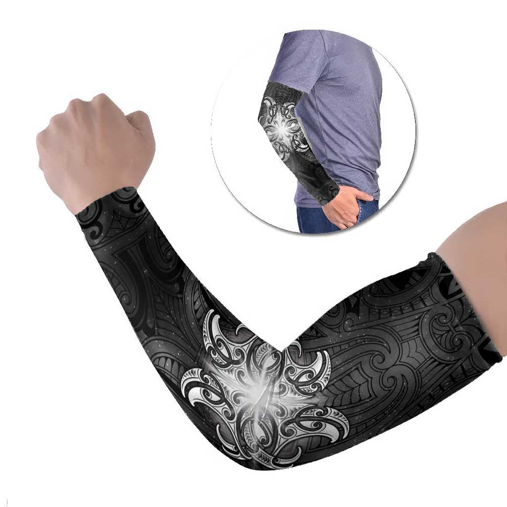 New Zealand Matariki Arm Sleeves Maori Moko Black Galaxy