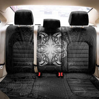 New Zealand Matariki Back Car Seat Cover Maori Moko Black Galaxy