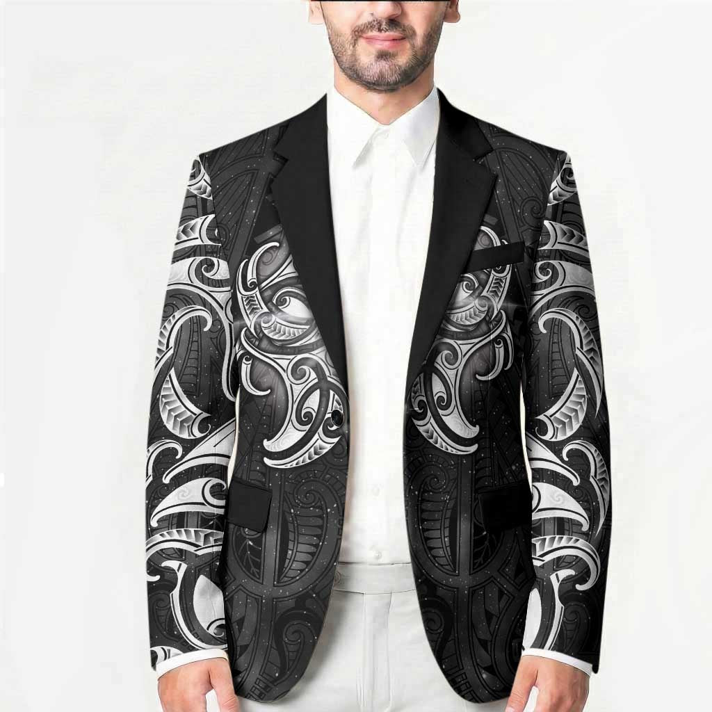 New Zealand Matariki Blazer Maori Moko Black Galaxy