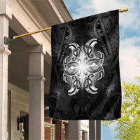 New Zealand Matariki Garden Flag Maori Moko Black Galaxy