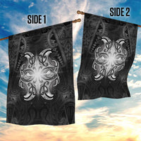New Zealand Matariki Garden Flag Maori Moko Black Galaxy