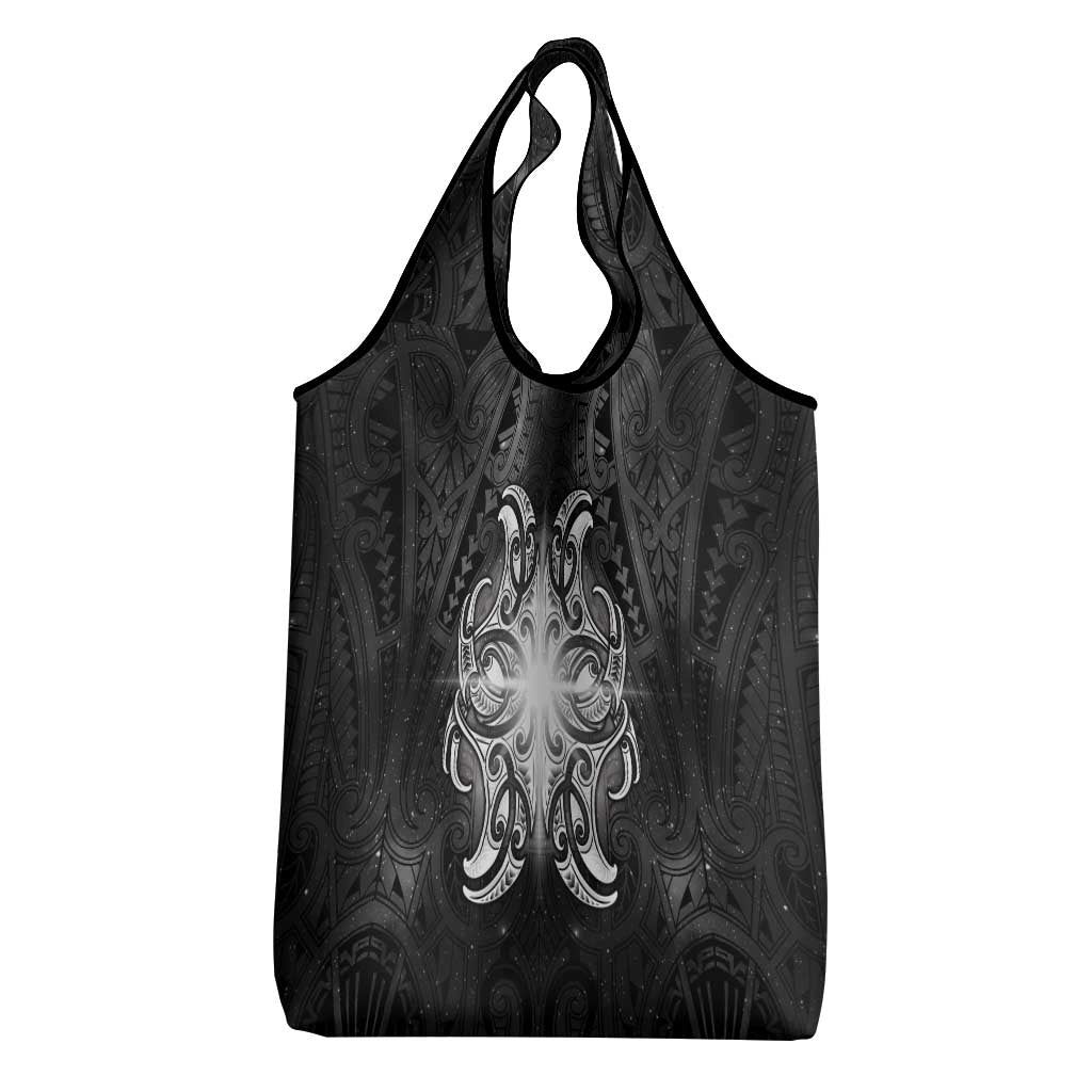New Zealand Matariki Grocery Bag Maori Moko Black Galaxy