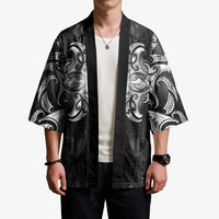 New Zealand Matariki Kimono Maori Moko Black Galaxy