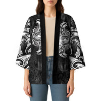 New Zealand Matariki Kimono Maori Moko Black Galaxy