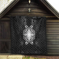 New Zealand Matariki Quilt Maori Moko Black Galaxy