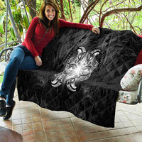 New Zealand Matariki Quilt Maori Moko Black Galaxy