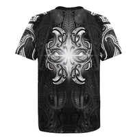 New Zealand Matariki Rugby Jersey Maori Moko Black Galaxy