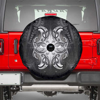 New Zealand Matariki Spare Tire Cover Maori Moko Black Galaxy