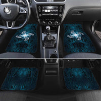 New Zealand Matariki Waita Car Mats Maori Moko Dark Blue Galaxy