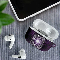 New Zealand Matariki Waipunarangi AirPods Case Maori Moko Purple Galaxy